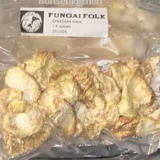 Dried Lion's Mane, 1.5 ounces